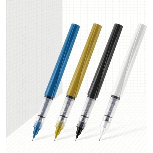 10PCS /0.5mm Fine Gel Pen Black Ink Refills Handle Marker Pens School Gelpen Office Student Writing Drawing Stationery
