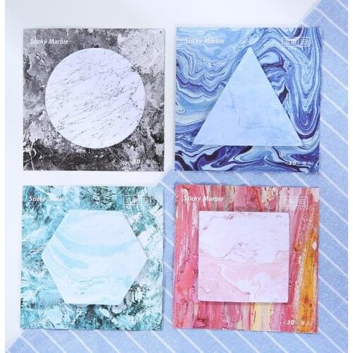 2pcs Writing a message to write a message N times (bags) Convenience stickers 4 are made of marble