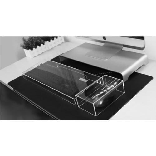 Acrylic Transparent Shell Is Suitable For Mechanical Keyboard, Capacitor Keyboard, 104 keys, Mouse Dust Cover