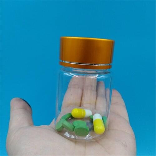 Free Shipping 15ml 20ml 30ml Clear Plastic Pill Bottle Powder Candy Bath Salt With Sealing Paste Cosmetic Container 100 pcs