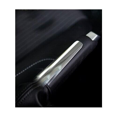 ABS Handbrake Sequin For Focus 2 Interior Decoration Chrome Handbrake Trim For Ford Focus 2008 To 2015 For Focus 3 Accessories