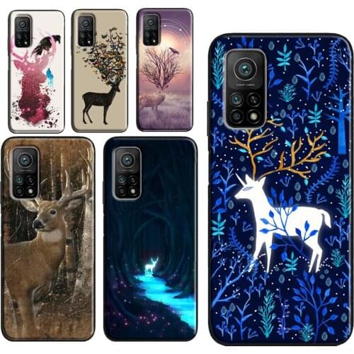 Deer Art Phone Case For Xiaomi Mi 11 10 A3 9T 10T Pro Mi Note 10 Lite POCO M3 F2 Pro Poco X3 Case