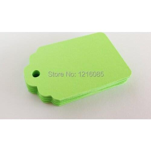 Cheap green Tag Die cuts- Scrapbooking Gift giving Tags, Wedding birthday Shower Gift Tags, Decorative Pastel Paper Tags