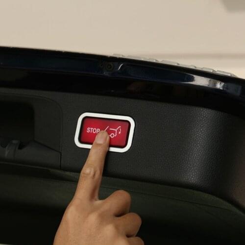 For Mercedes Benz GLA GLC GLK S CLS ML GL GLE GLS Car Rear Door Electric tailgate Switch Cover frame Aluminium Alloy accessories