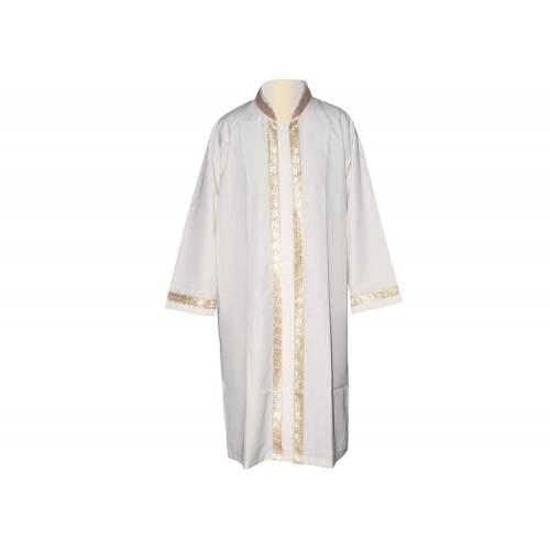 Imam Robe Brocade Robe 1-2-3 number White and the process bright SIRM ARABIC DUBAI KAFTAN MEN MUSLIM ISLAMIC mosque elegant clothes prayer