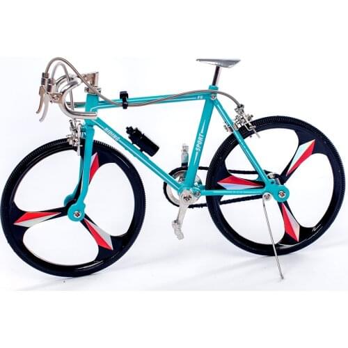 Metal DIY Assembly Jigsaw Puzzle Bicycle Model Kit With Sticker Mini Model Building Kits For Kids Children Birthdaty Gifts 2020