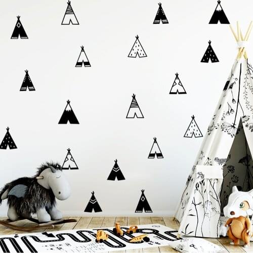 Custom Tribal Forest Wall Sticker Removable Wall Stickers Diy Wallpaper For Kids Room Decoration Sticker Mural