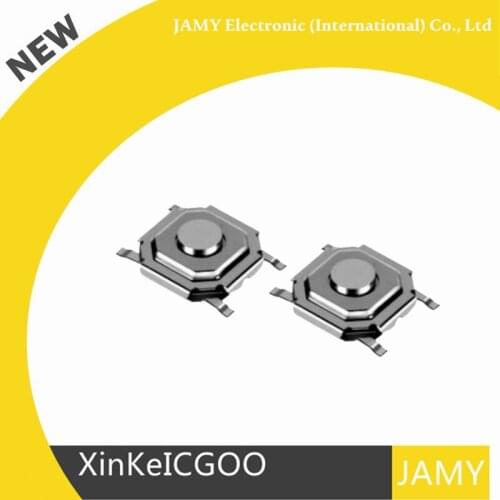 Original 100PCS SKQGAFE010 Light touch switch 5.2X5.2mm (SMD) type Button