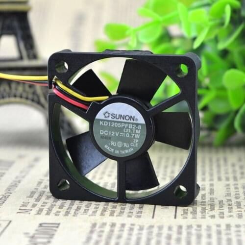 Original built standard 5010 12V 0.7W KD1205PFB2-8 5 cm cooling fan