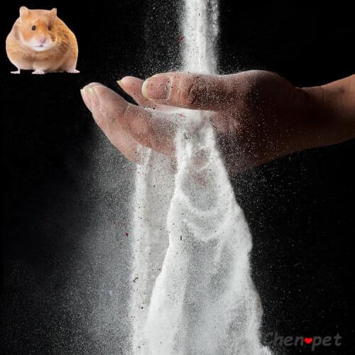 Hamster Bath Sands Small Animal Bathroom Litter Bedding for Cleaning Gerbil Powder for Chinchillas Rennmans Small Pet Supplies