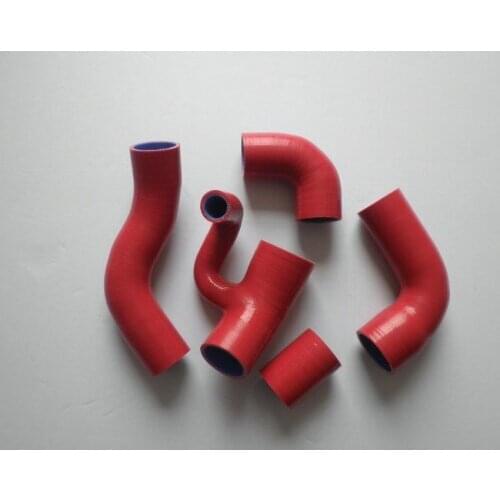 RED Silicone Turbo Boost Hose for VOLVO 850 S70 V70 T-5/T-5R T5 T5S T5R 2.3L