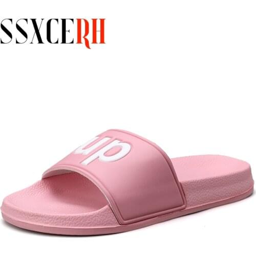 New Shoes Women& Men Summer Men Flip Flops High Quality Beach Sandals Anti-slip Zapatos Hombre Casual Shoes Slippers Size 36~46