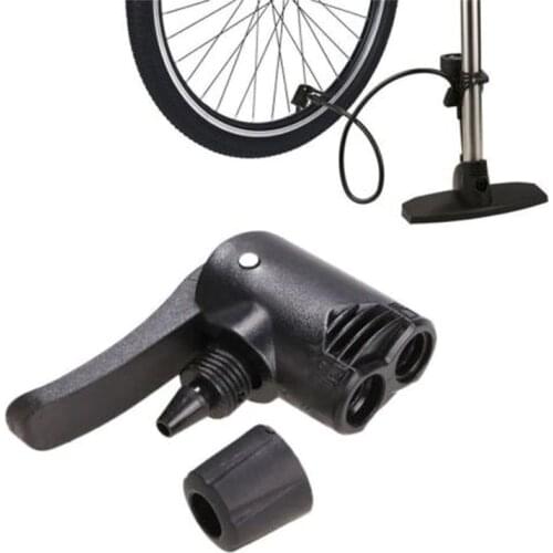 High quality Bicycle Bike Cycle Tyre Tube Replacement Presta Dual Head Air Pump Adapter Valve camping cycling Bike Accessories 6