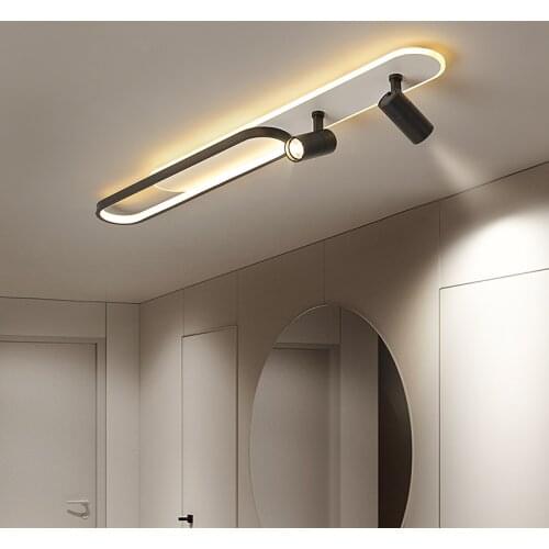 Modern LED Ceiling Lights for Bedroom Bedside Aisle Corridor Cloakroom Entrance Home With Spot lights Modern LED Ceiling Lamp