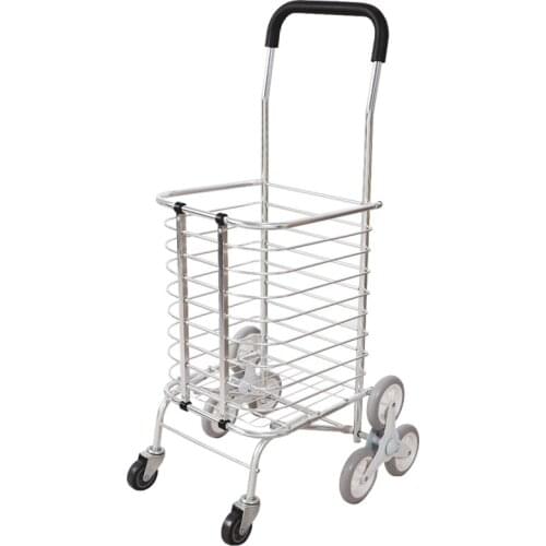 Shopping Cart, Small Cart, Climbing Stairs, Folding, Hand Cart, Household Trolley, Trailer