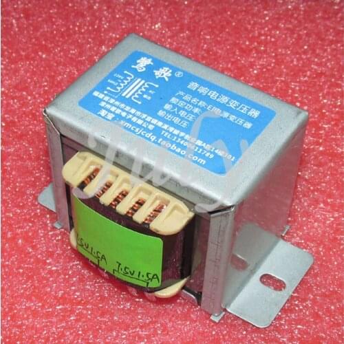 101D power transformer for tube filament 220V power transformer two independent windings 7.5V1.5A for 2 101 tube filaments