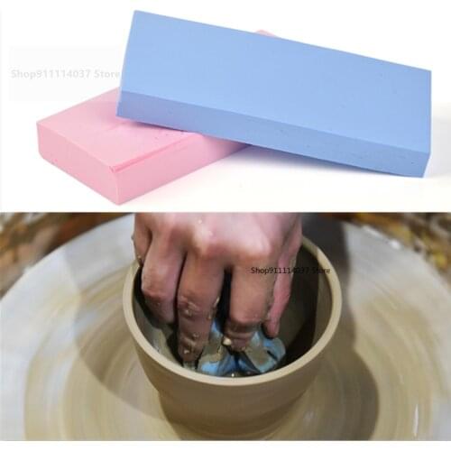 1 Set Pottery Art Absorbent Sponge Ceramic EVA High Density Sponge DIY Handcraft Pottery Polymer Clay Scraping Modelling Tools