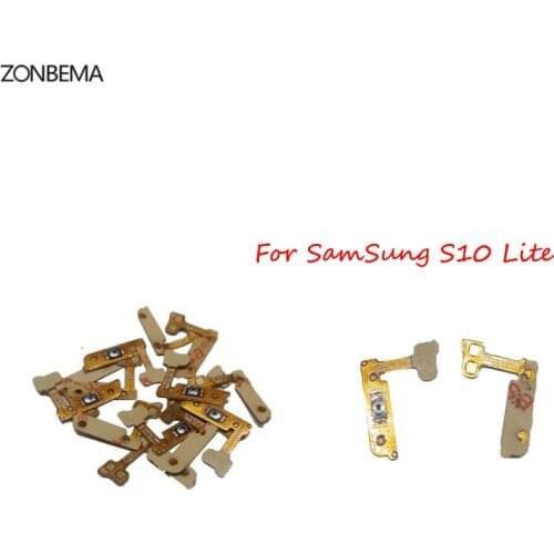 10pcs For Samsung Galaxy S10 S10+ S10E Lite Plus S20 S20+ Ultra S20FE Power ON OFF Volume Side Button Flex Cable Ribbon Part