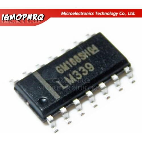 25pcs LM339DR LM339D LM339 339 SOP-14 Quad voltage comparator p new original