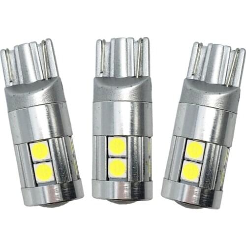 10x T10 3030 9 SMD 9 LED 12V 24V auto wedge bulb car led license plate reading marker headlight lamp light w5w 194 501