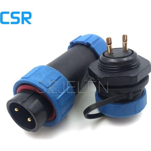 SY1710, SZJELEN 2 pin connector,Automotive waterproof connector 2-pin plug socket, power cable wire connectors, IP68