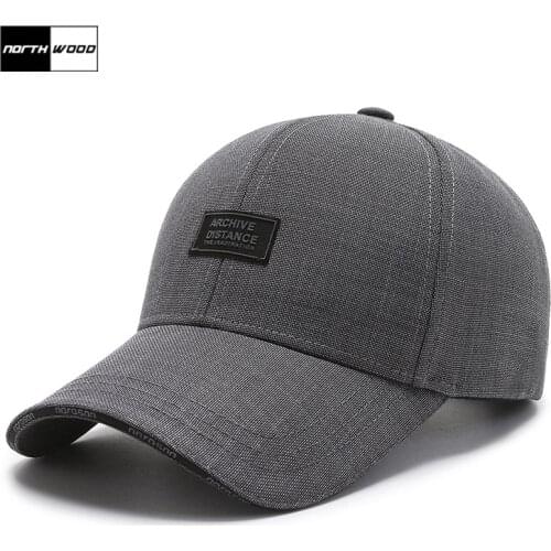 NORTHWOOD Cotton Baseball Cap For Men Adjustable Fitted Snapback Hat Women High Quality Trucker Caps Gorras Hombre Golf Cap Male