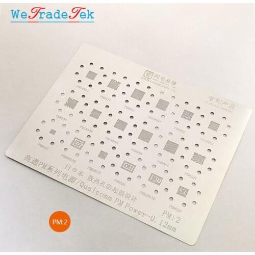 BGA Reballing Stencil Kit 18 In 1 Qualcomm PM Power Tin Mesh Solder Template for PM18937 PM8937 PM8991 PM18994 PM8952