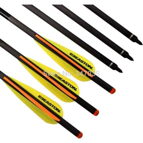 6 pieces 20" Easton Crossbow Bolts Carbon Arrows Archery Hunting Shooting Straightness +/-0.001"