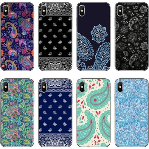 Royal Blue Bandana Paisley Accessories Phone Case For iPhone 11 Pro XS Max XR X 8 7 6 6S Plus 5 5S SE 4S 4 iPod Touch 5 6
