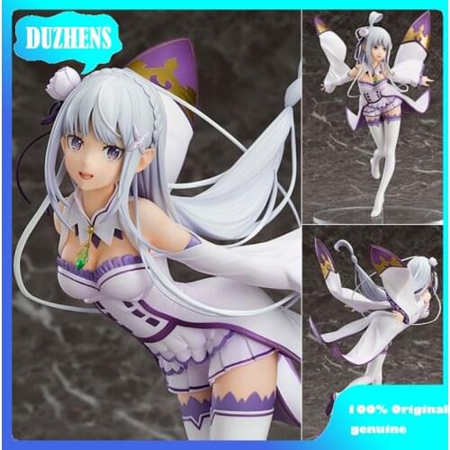 Re:Zero kara Hajimeru Isekai Seikatsu Emilia 1/7 Walking style Action Figure Anime Figure Model Toys Figure Collection Doll Gift