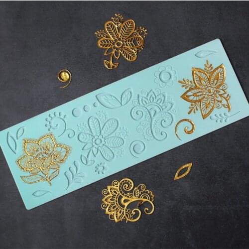 Cake Decoration Supplies Fondant Baking Mold Tools Lace Mould