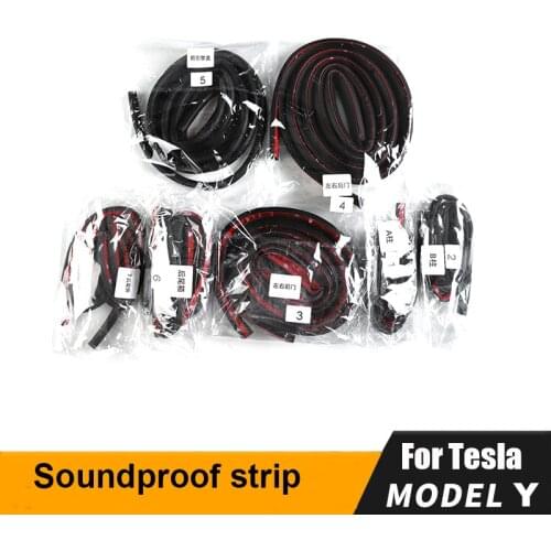 For Tesla Model Y The Whole Vehicle Airtight Sound-proof Strip Can Effectively Reduce Noise Shock And Silence Accessories