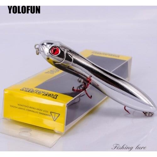 10cm 15g Artificial Bait Fishing Lure Top Water Lizard Imitate Pencil Wobblers Popper 7color Jerkbait Fake Leurre Fishing Lure
