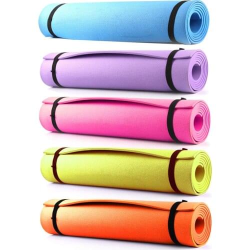 Yoga Mat EVA 1730x600x4mm Non Slip Carpet Gym Sports Exercise Pads for Beginner Fitness Equipment Body Building Gymnastics Mats