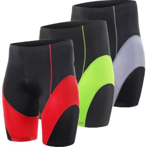 Men Cycling Pad Shorts Shockproof MTB Mountain Bike Shorts Compression Tights Bicycle Short Pants Quick Dry