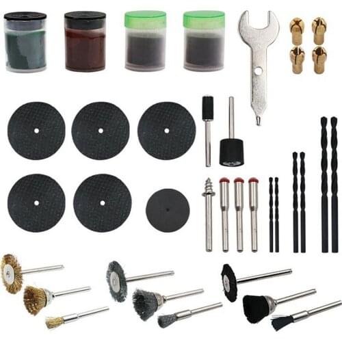 140-161pcs/lot Electric Grinder Accessory Kit Rotary Tool Accessories Set Grinding Polishing Accessories Engraving Rotary Tool