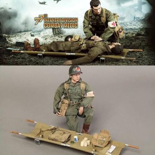 DID A80126 1/6 WWII US Army 77th Infantry Division Combat Medic Soldier Action Figure Model Full Set Toys for Collection