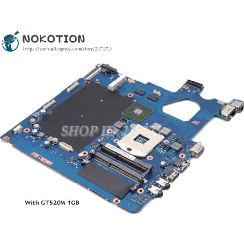 NOKOTION For Samsung NP300V5A 300V5A Laptop Motherboard HM65 DDR3 GT520M BA92-08471A BA92-08471B PETRONAS-15 BA92-09726B