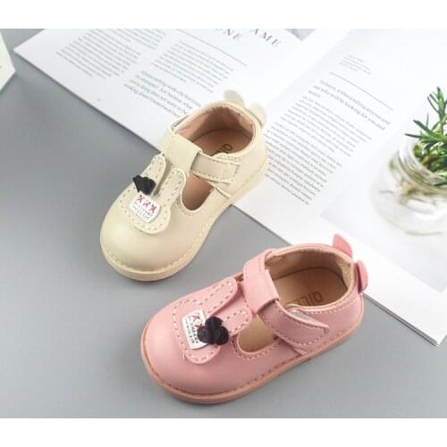 2021 New Style CHILDRENS Shoes Soft Bottom Cartoon PU Leather Infant Girls Baby Shoes Toddler Shoes Casual Soft Anti-slip