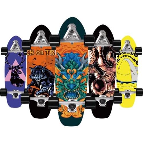 2021 New Skateboard CX7 Professional Maple Cruiser Skate Board Longboard For Street Brushing Carving