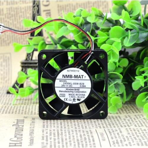 Genuine original FOR NMB 6015 2406 KL-05W-B29 24V 0.08A 3 line converter radiator cooler fan