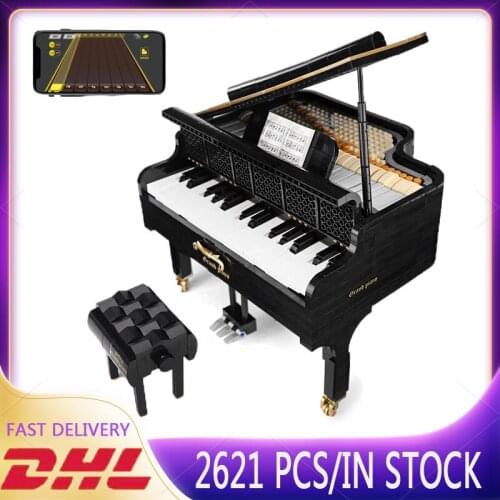 Piano Dreamers Can Play APP Bluetooth Speaker Radio Remote Control Educational Toys for Building Blocks DIY Christmas Gift