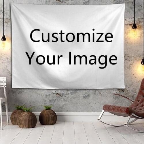 Custom Hanging Tapestry 100x60cm Home Party Decoration Tapestries Photo Background Cloth Table Cloth Wall Tapestry