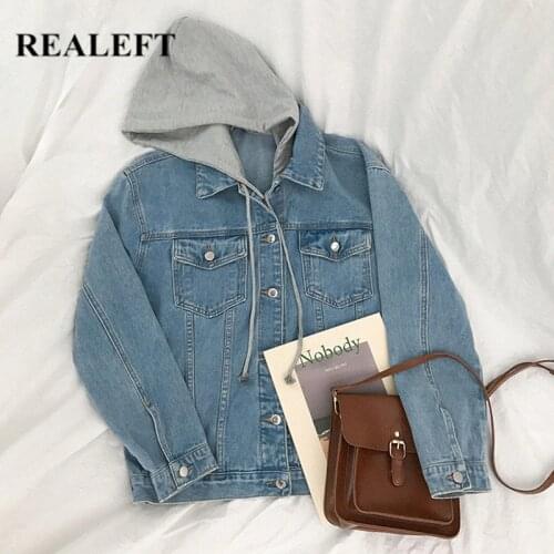 REALEFT Women's Hooded Jackets