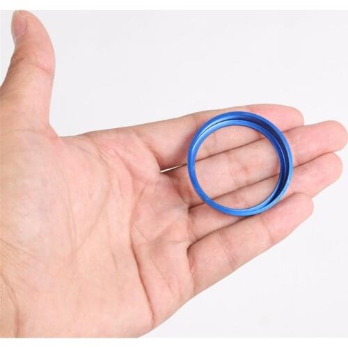 Air Conditioner Switch Knob Decorative Ring Cover Trim Sticker for Jeep Grand Cherokee 2014+ Car Accessories Interior Decoration