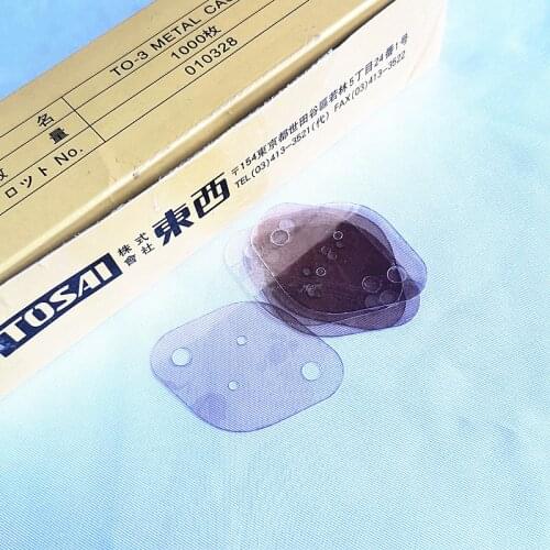 50piece TO-3 Mica insulation pad heat insulation insulation pads silicone mica sheet for 2N3055 MJ15025