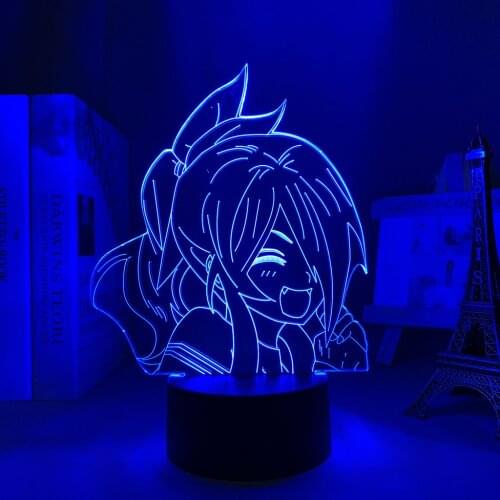 Anime Food Wars Led Light for Bedroom Decor Night Light Kids Children Birthday Gift Manga Shokugeki No Soma 3d Lamp Bedside