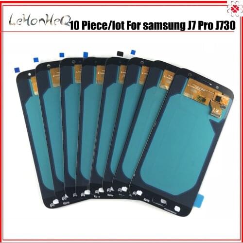 10 Piece/lot Lcd For Samsung Galaxy J7 Pro J730 LCD For samsung J7 2017 J730 J730F LCD Display Touch Screen Digitizer Assembly