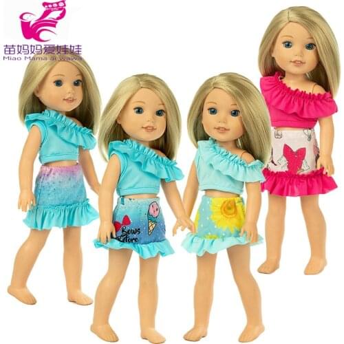14.5 inch Camille Wellie Wishers doll clothes dress Camille 38cm 40cm nancy doll skirt baby girl gift
