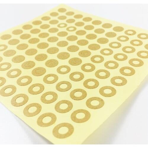 500 PCS/lot NEW Vintage Kraft Ring Label Stickers For Gift Tag Ring-Sticker For Handmade Products DIY Multifunctional Retail